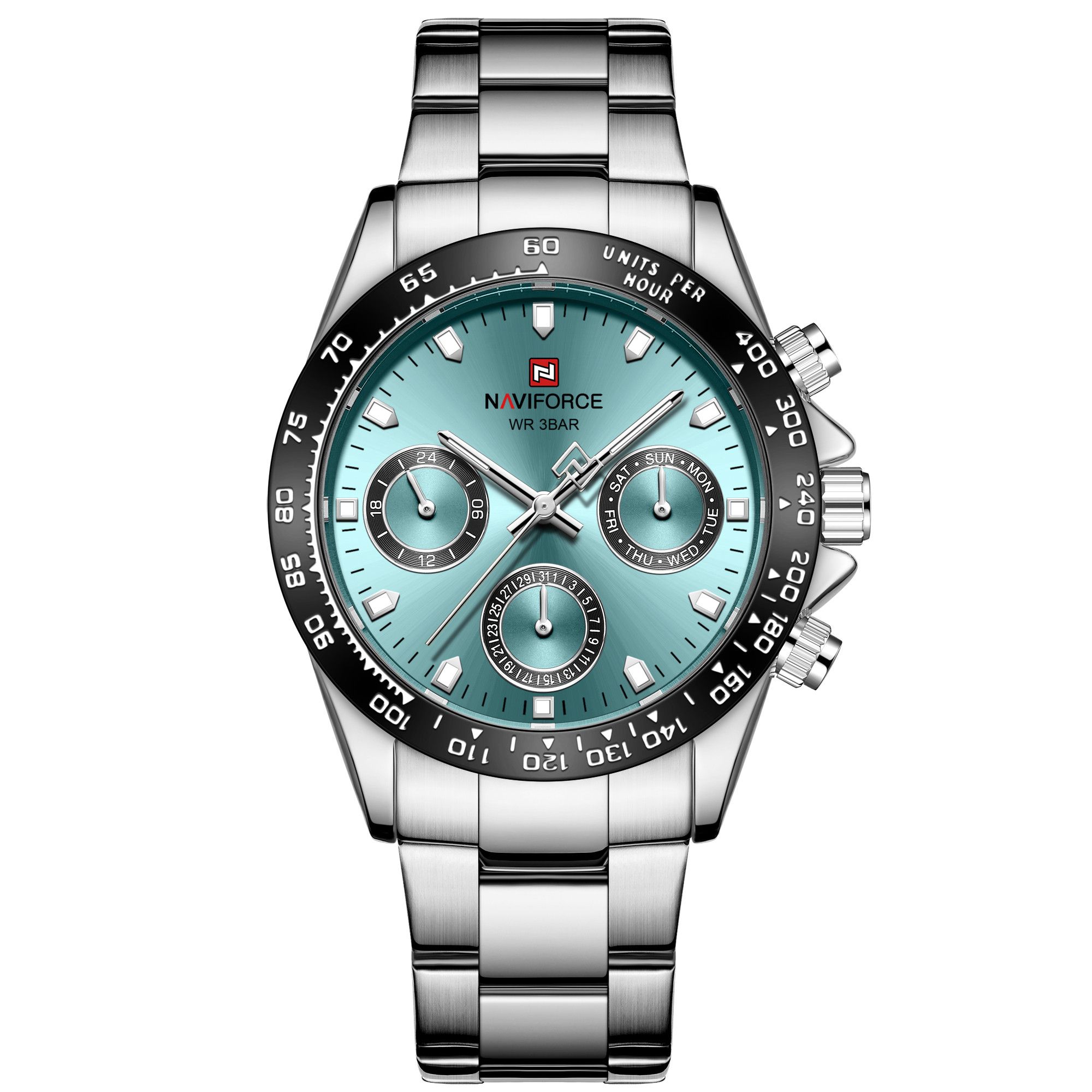 Men's Business Steel Band Water Resistant Quartz Watch - Image 3