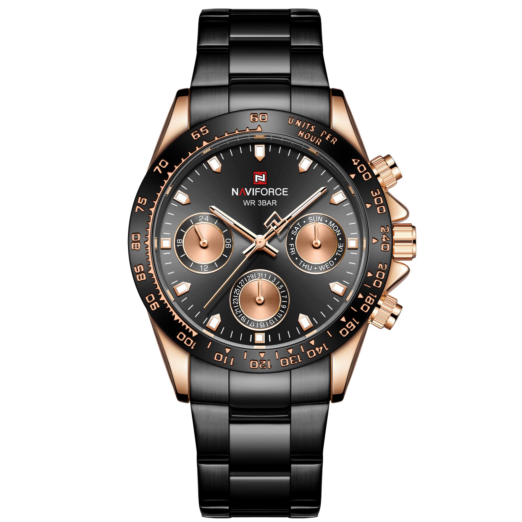 Men's Business Steel Band Water Resistant Quartz Watch - Image 4