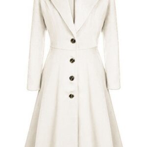 Women's Woolen Coat Fashion Casual Windbreaker