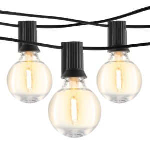 100FT Solar LED Outdoor String Patio Lights Waterproof with Remote Control