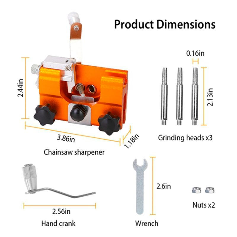 Universal Chainsaw Sharpener Kit for Lumberjack Garden Worker - Image 7