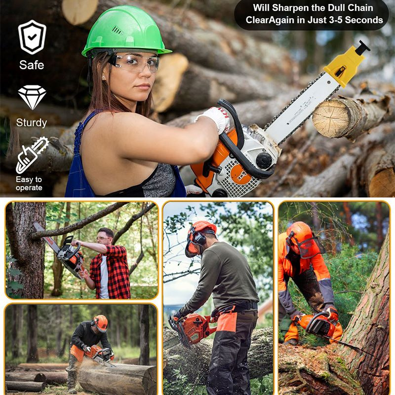 Universal Chainsaw Sharpener Kit for Lumberjack Garden Worker - Image 9