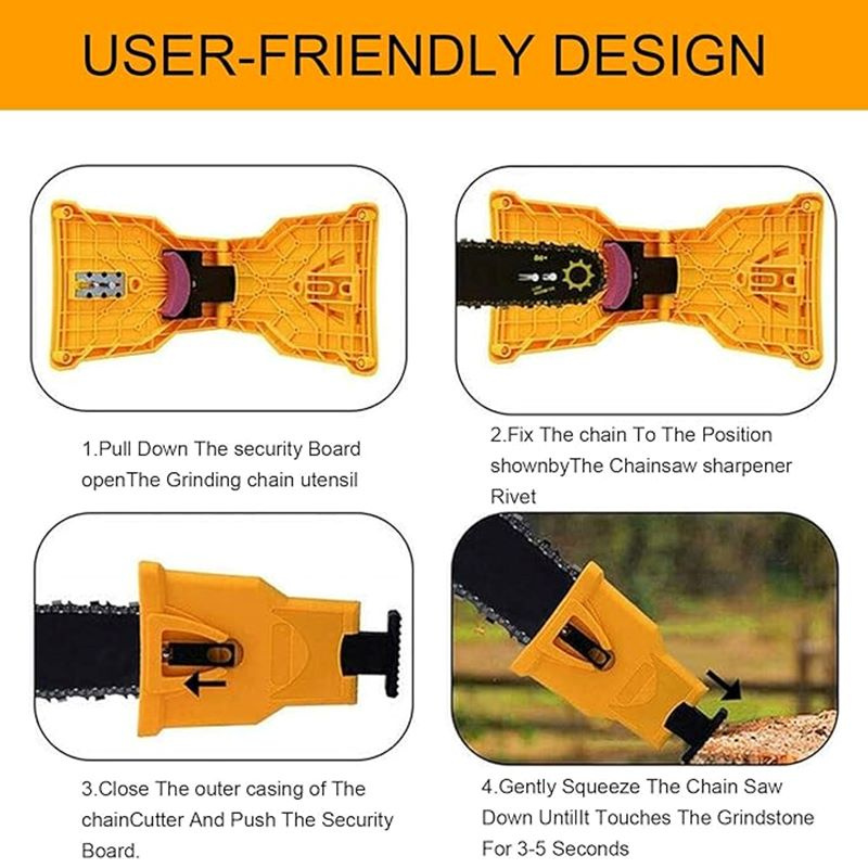 Universal Chainsaw Sharpener Kit for Lumberjack Garden Worker - Image 13