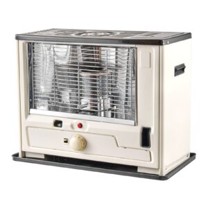 VEVOR 10000 BTU Indoor & Outdoor Kerosene Heater, Portable Space Heater with Auto Shut-Off & Adjustable Flame & Tip-Over, for Home, Garage, Basement, Camping, Workshop and Emergency, Black