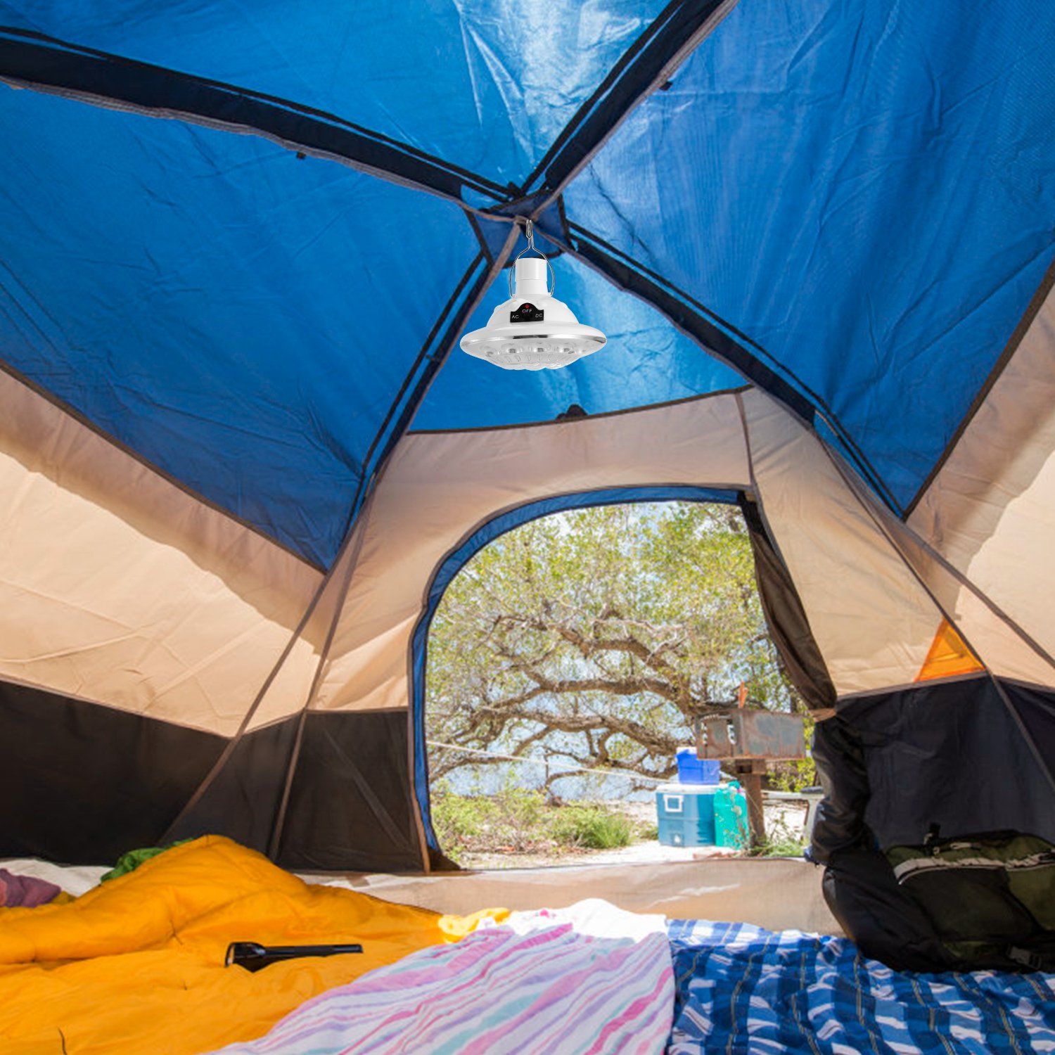 Solar Camping Light Hanging LED Bulb Lamp Portable Lantern Emergency Light - Image 10